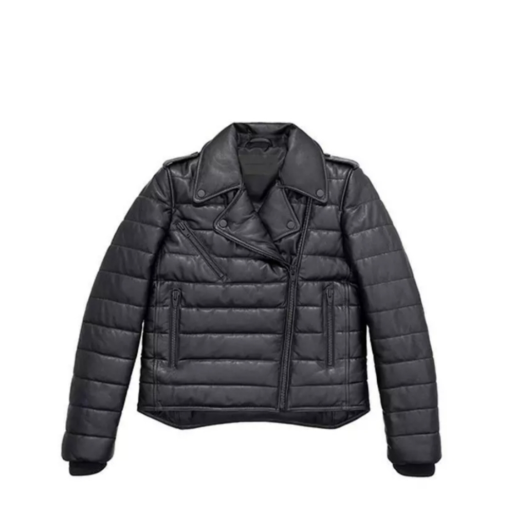 Alexander Wang x HM Leather Puffer Biker Jacket